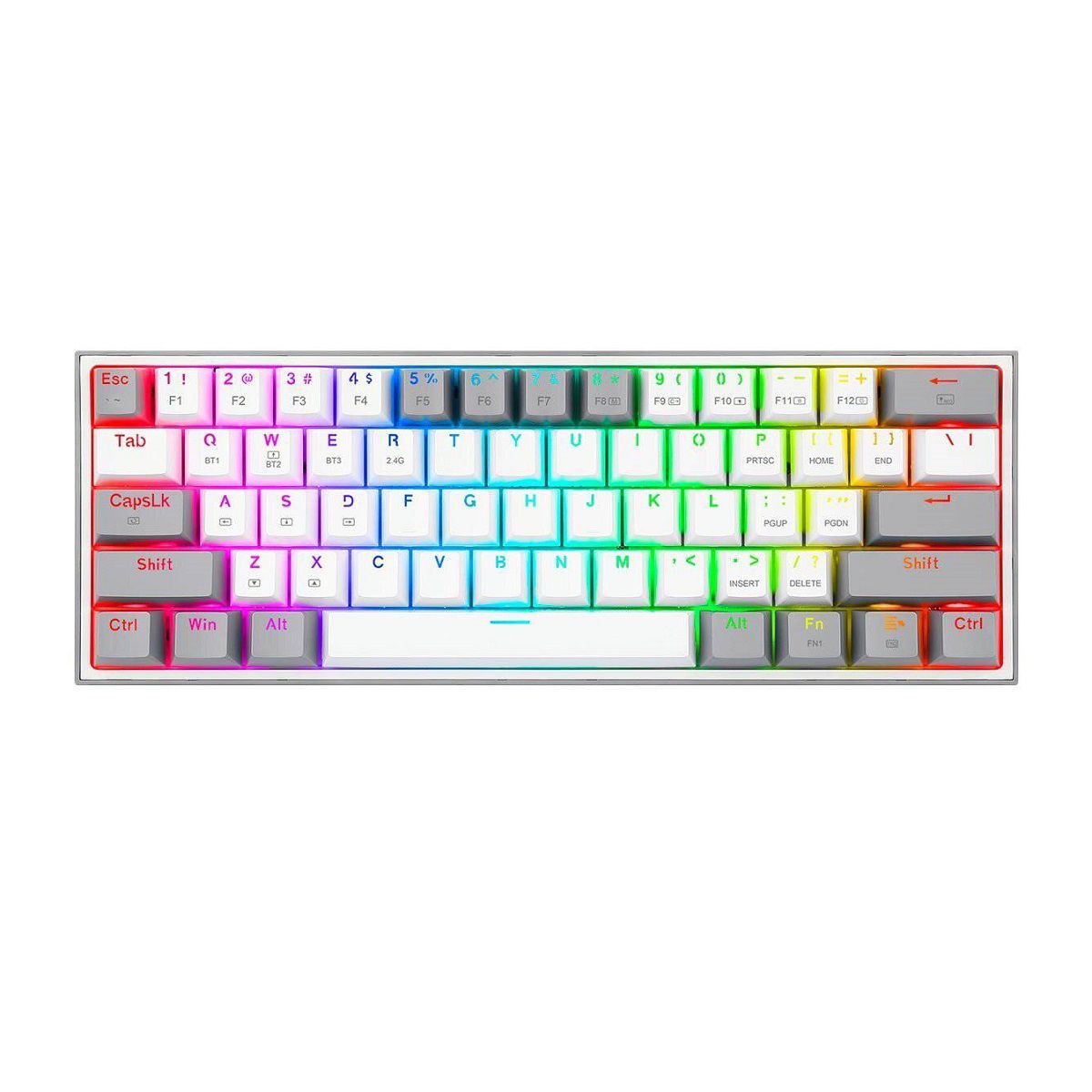 REDRAGON - Redragon - Teclado Fizz Pro K616 RGB Switch Red White-Grey Español