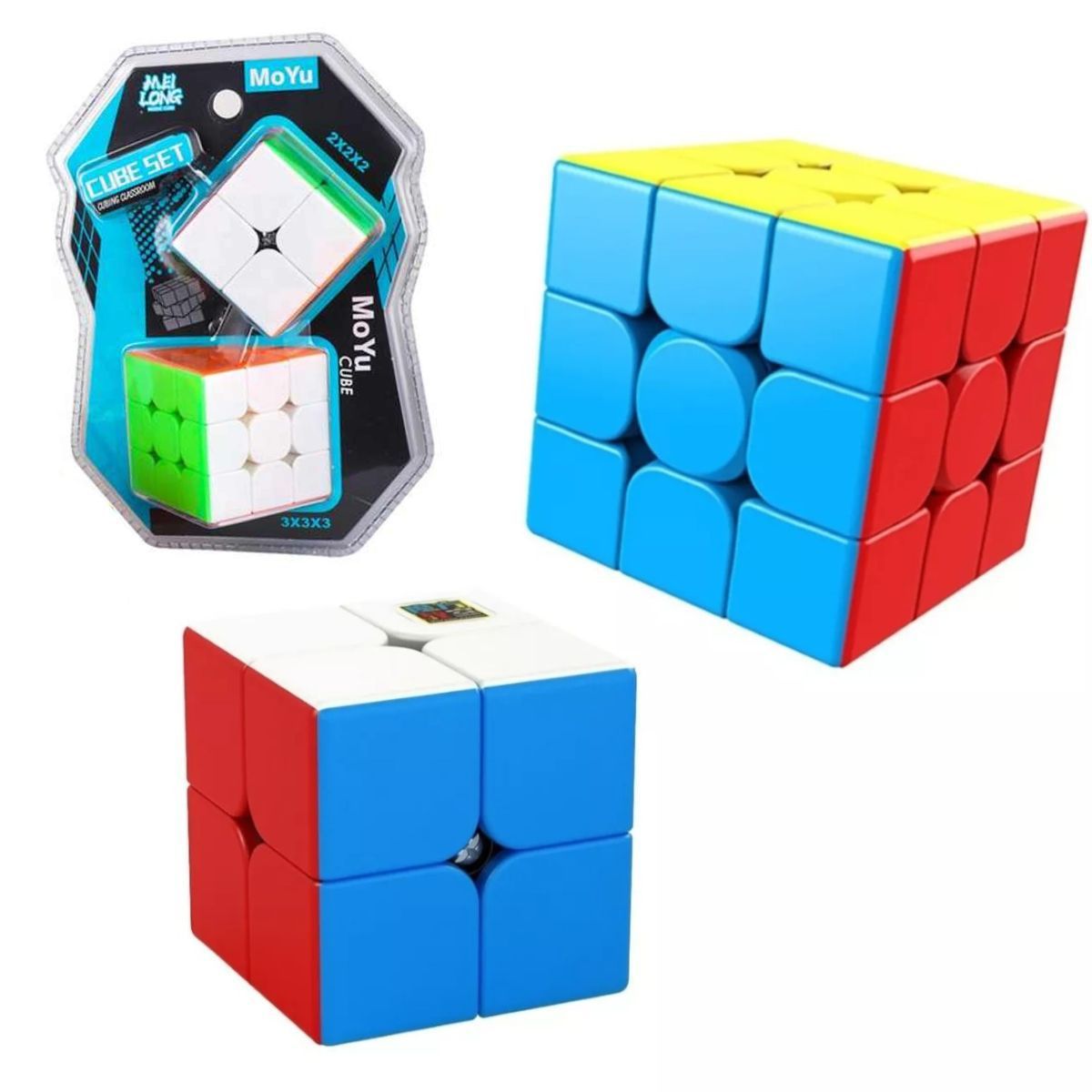 MOYU - Set Cubos Magicos  Moyu 2piezas Velocidad 2x2 Y 3x3