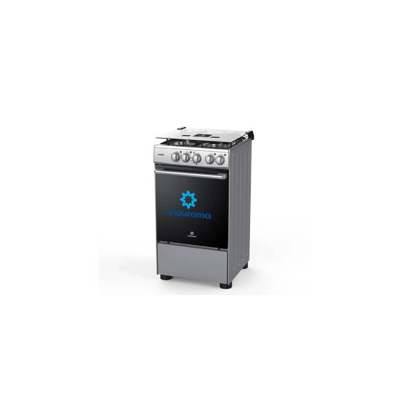 INDURAMA - Cocina a gas Indurama de 4 Hornillas gris – FONTANA
