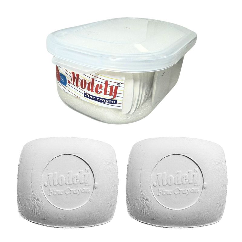 GENERICO - Tiza De Tela De Costura Tiza De Sastre blanco Taper 50und