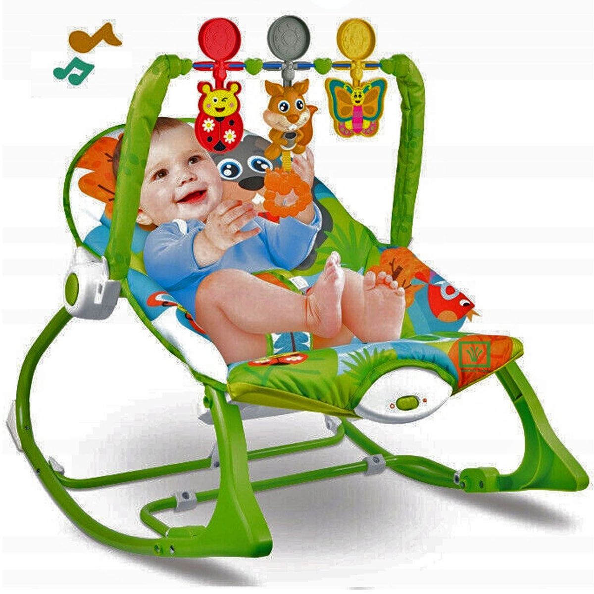 GENERICO - Silla Mecedora Vibradora Musical MULTITOYS Ardilla