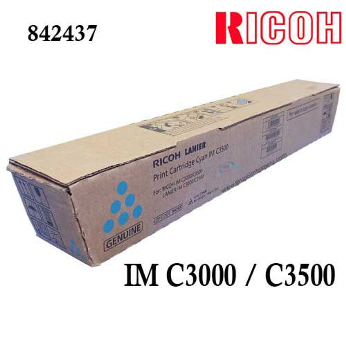 RICOH - Toner Ricoh Im C3000, Im C3500 842437 Cyan Original