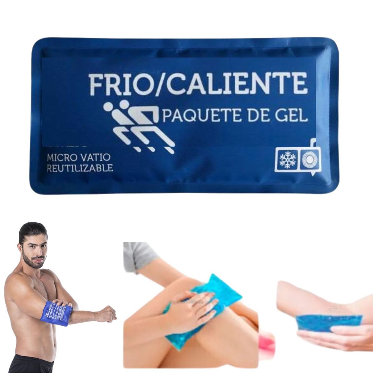 GENERICO - COMPRESA DE GEL FRIO  CALIENTE  PACK GEL 127X254 CM
