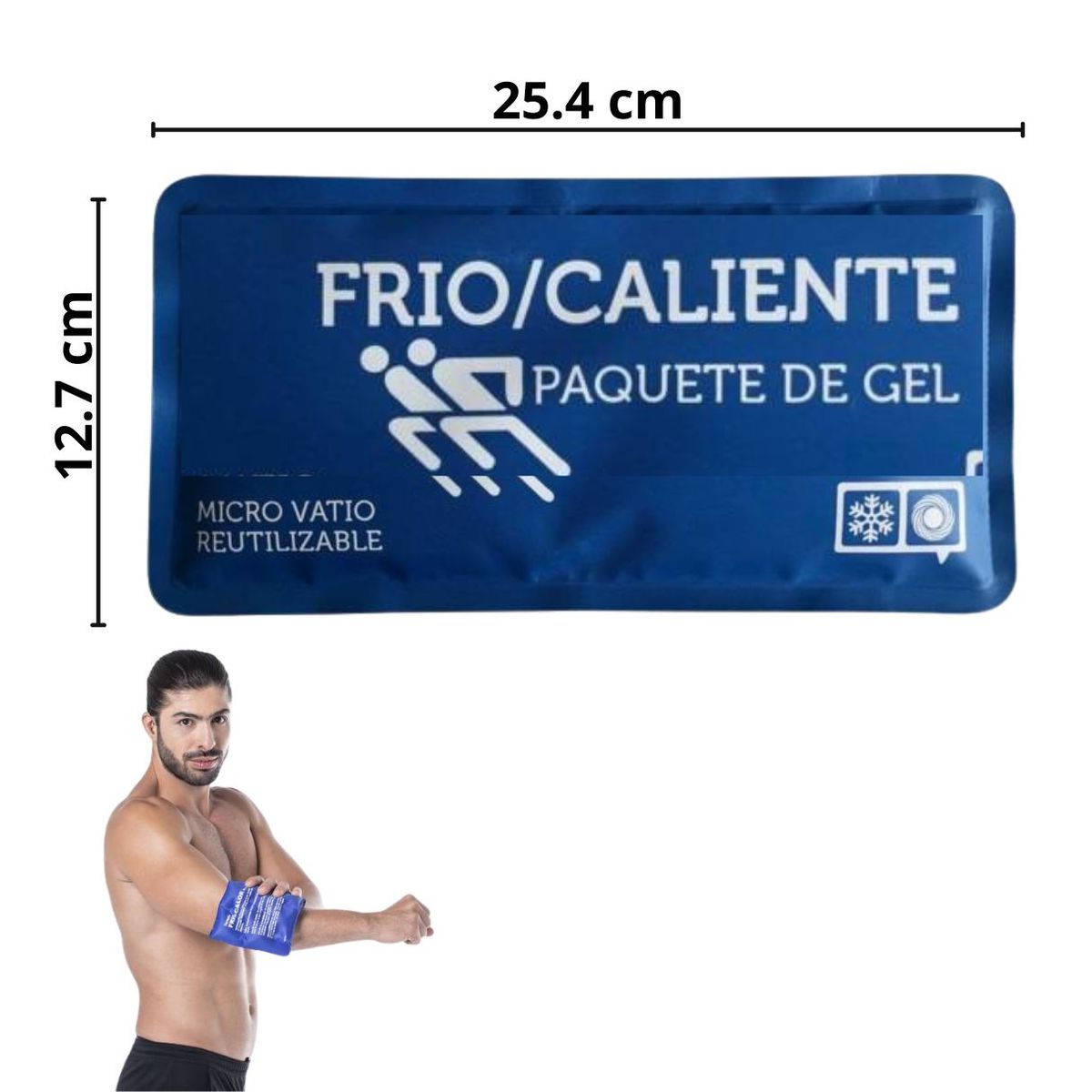 GENERICO - COMPRESA DE GEL FRIO  CALIENTE  PACK GEL 127X254 CM