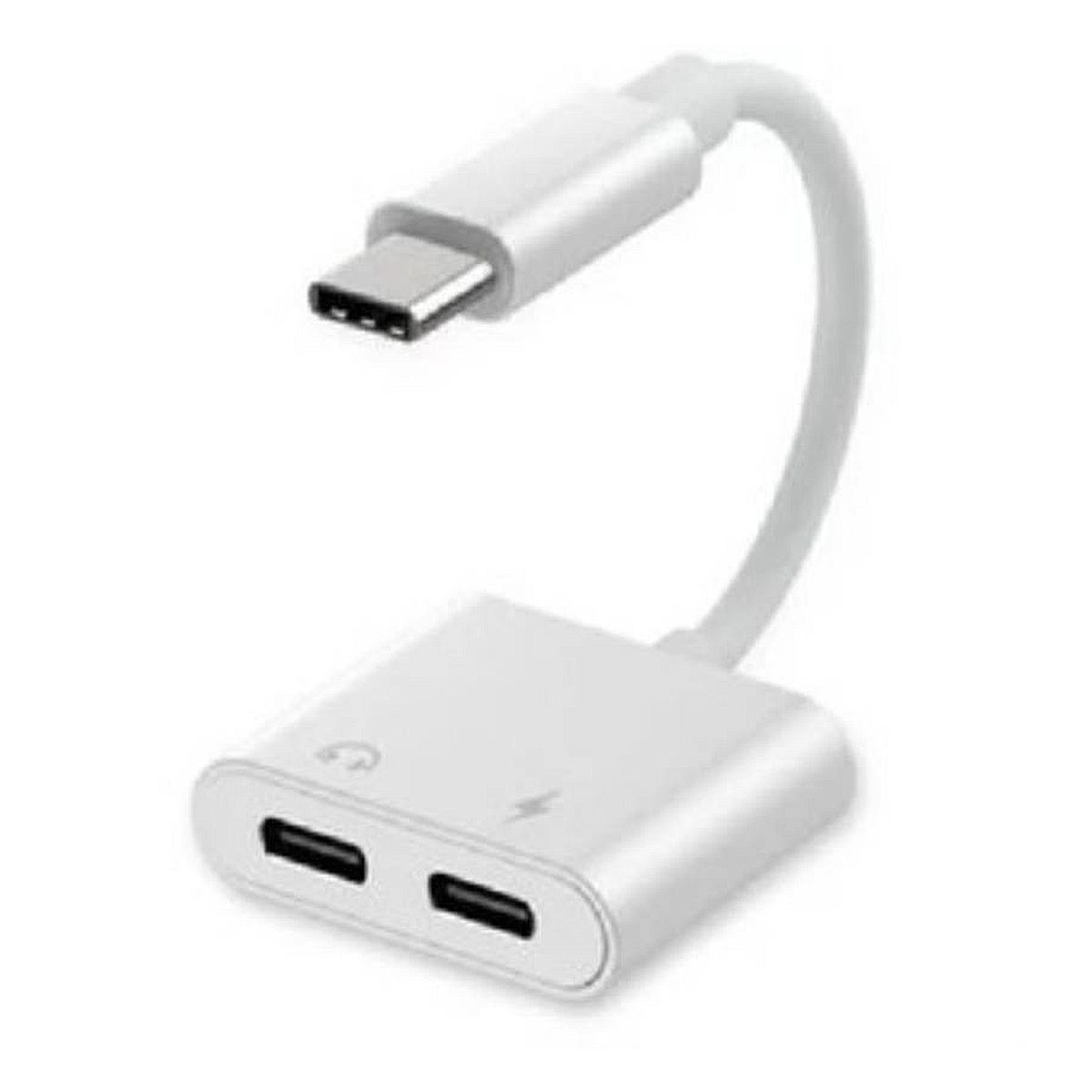 XO SIMPLE IS BEAUTY - Cable Adaptador de Audio y Carga XO-NB172C Dual Usb C Doble Type C