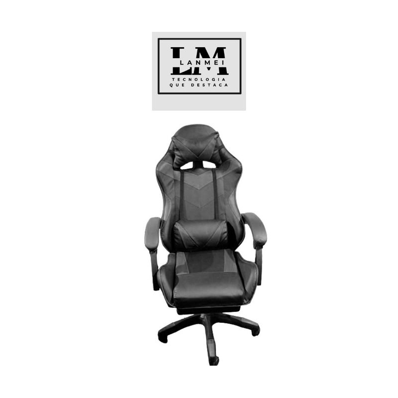 GENERICO - Silla Gamer Pro Con Asiento Reclinable - Color Negro
