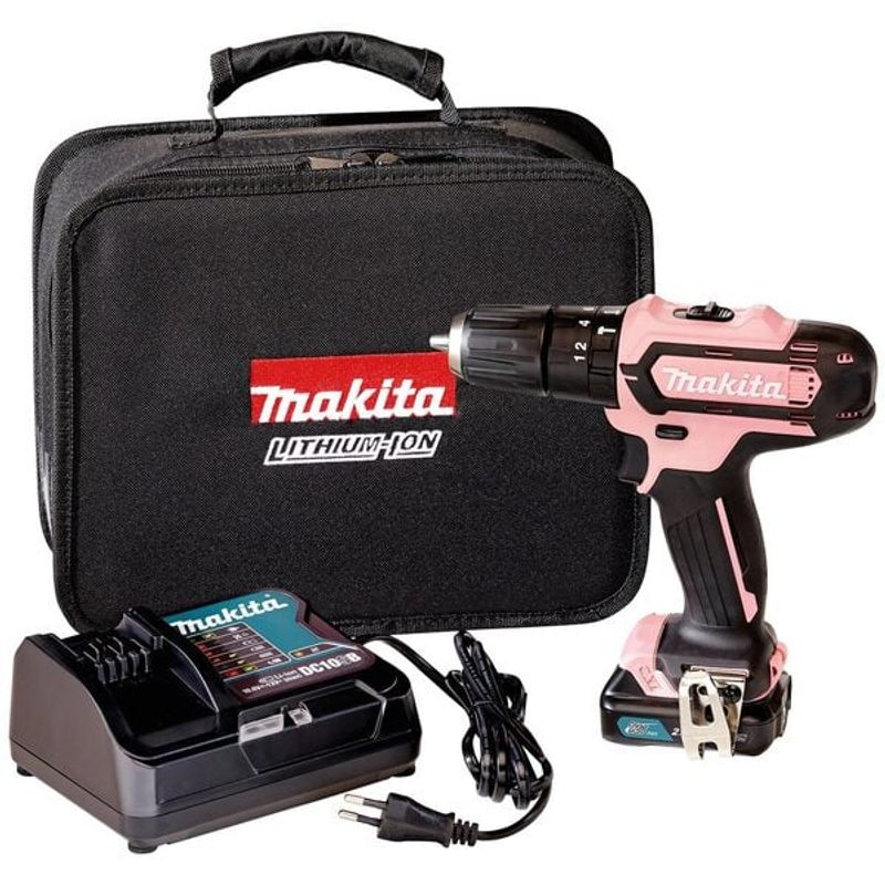 MAKITA - Taladro Percutor Makita 12v Pink Limited Edition HP333DSAP1