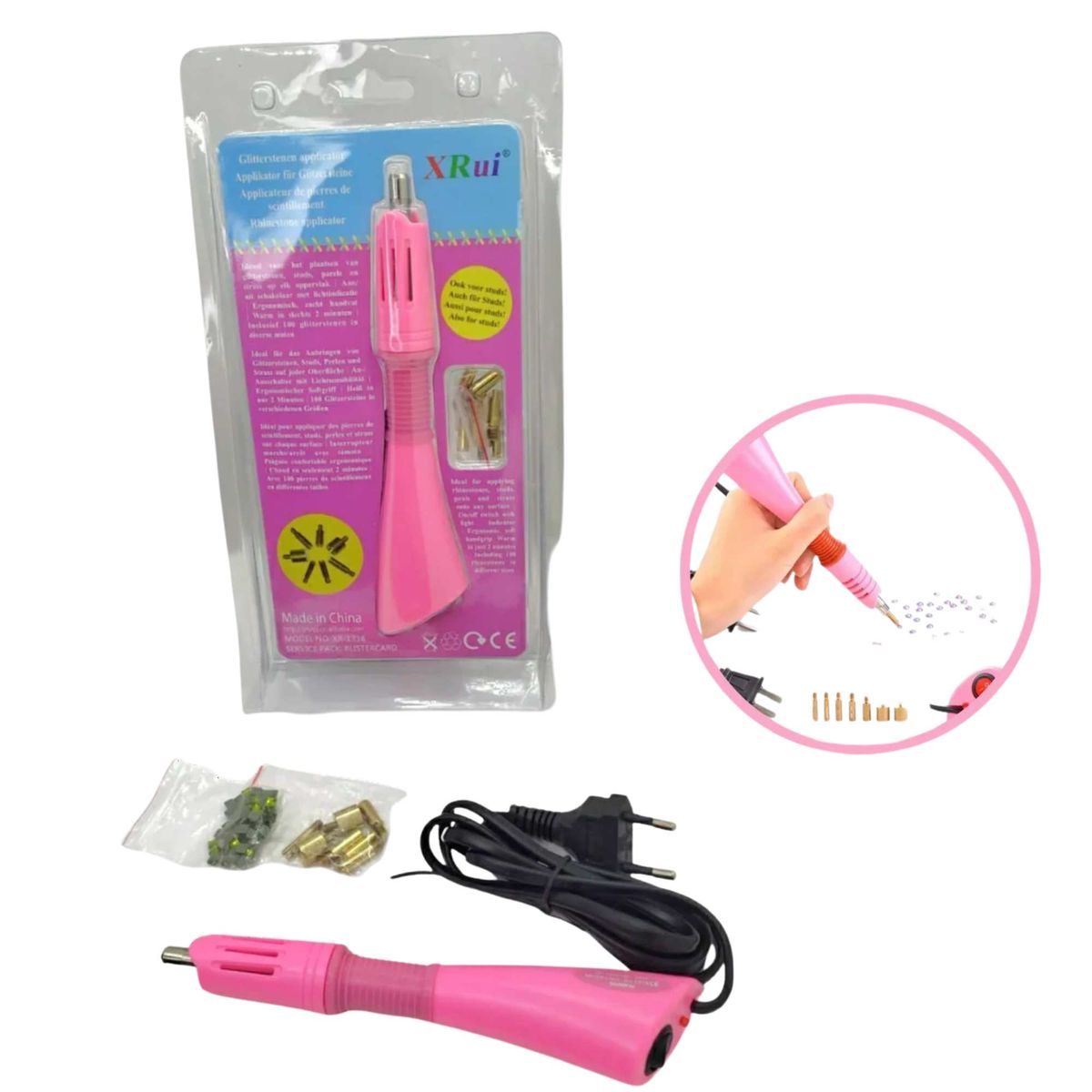 GENERICO - Aplicador De Piedras Strass Manualidades Diseño Costura