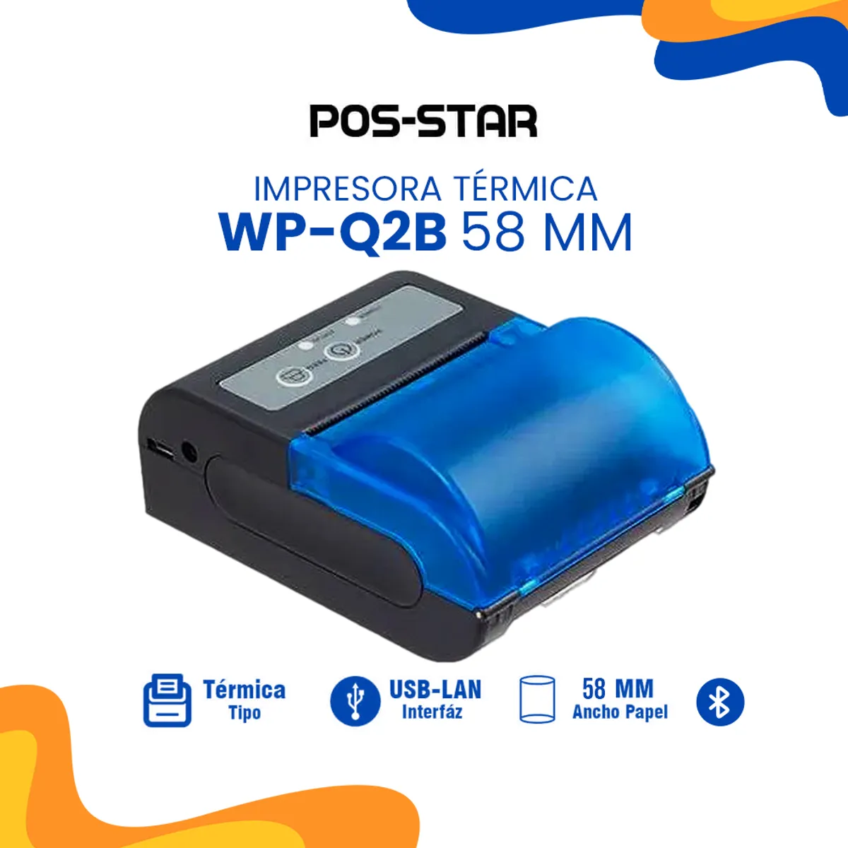 POS STAR - IMPRESORA TERMICA WP-Q2B58MM