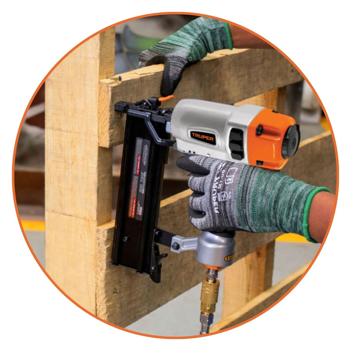 TRUPER - clavos calibre 18, 20 mm 500 unidades  para Clavadora neumática