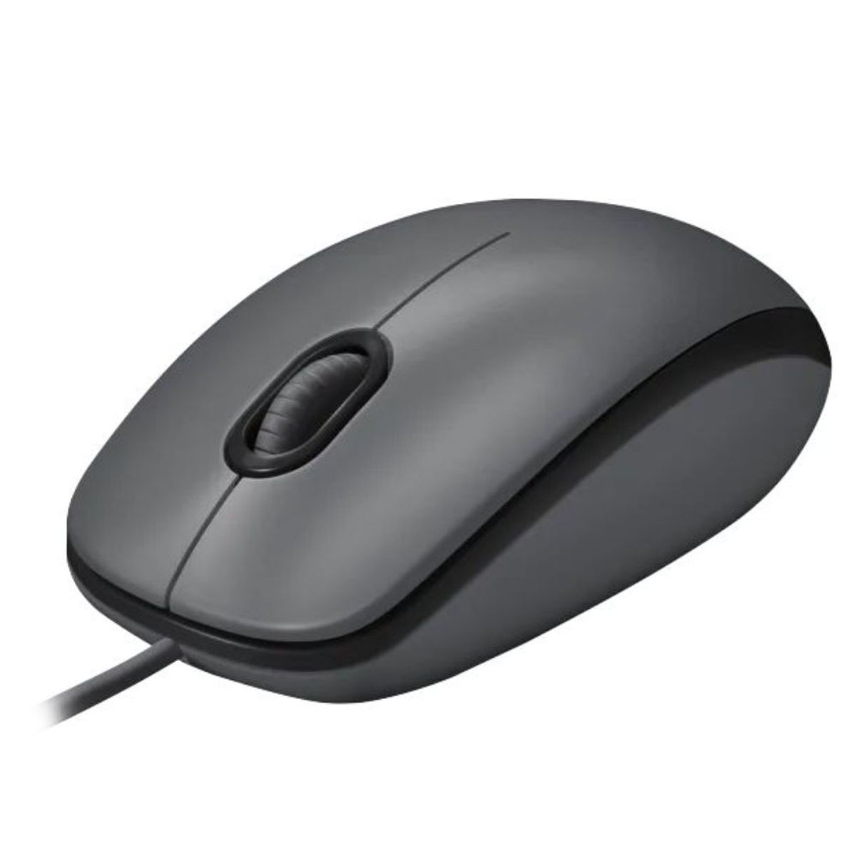 LOGITECH - MOUSE LOGITECH M90 DARK MIDNIGHT DPI 1000 USB GRIS Y NEGRO