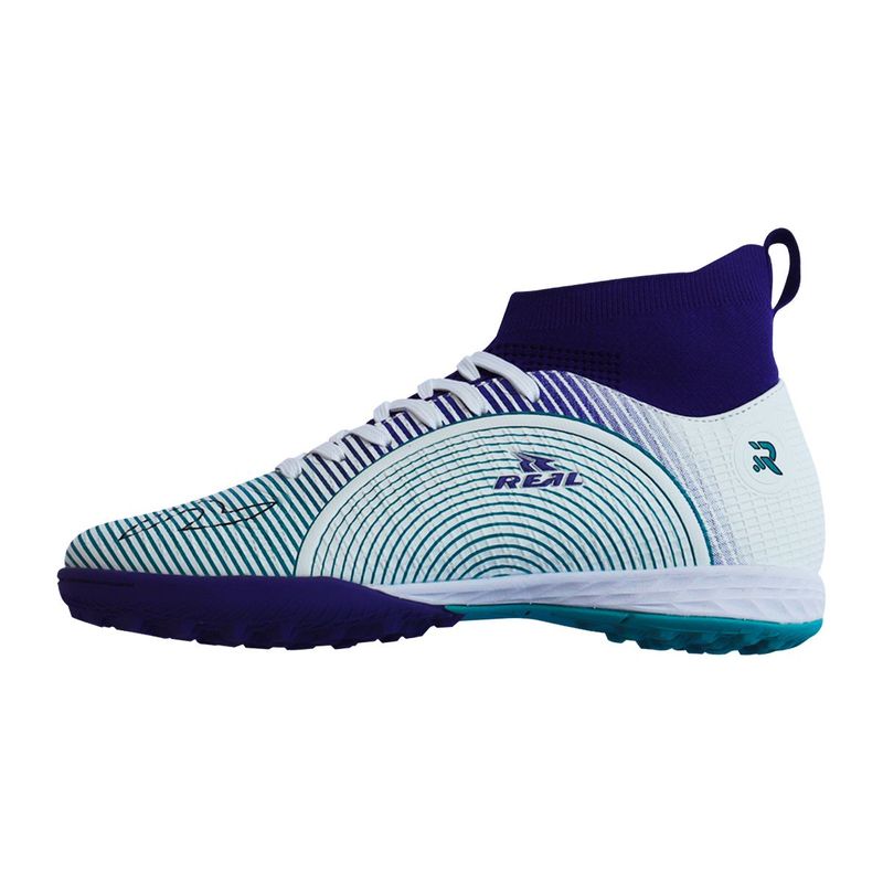 REAL - BOTINES VARON REAL SPEED 2025-012 BLANCO  MORADO  AZUL