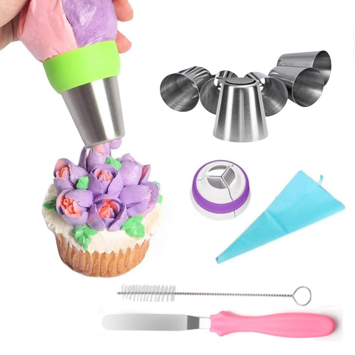 GENERICO - Boquillas Rusas de Repostería Para Decoración set 12pcs