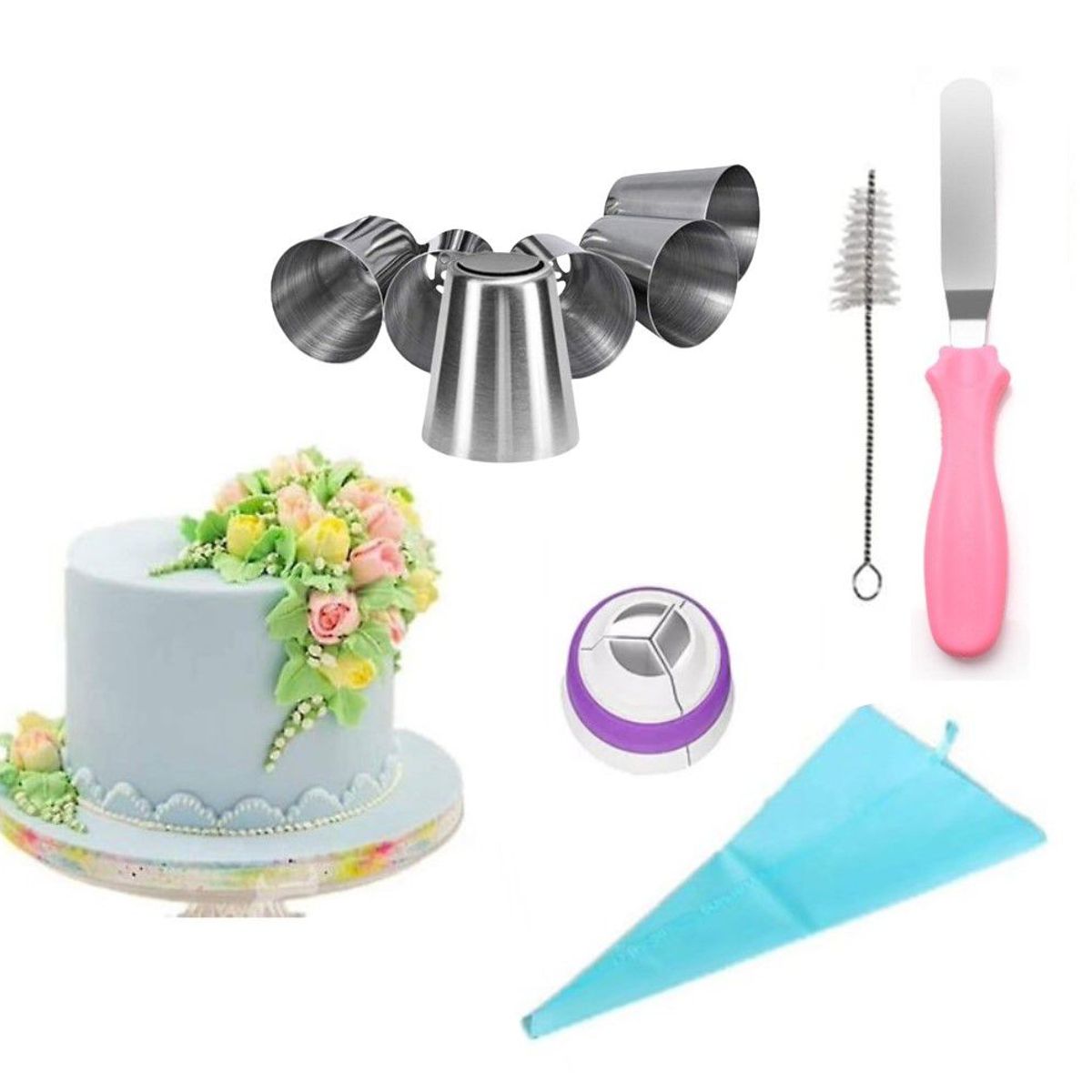 GENERICO - Boquillas Rusas Para Repostería 12 Piezas.