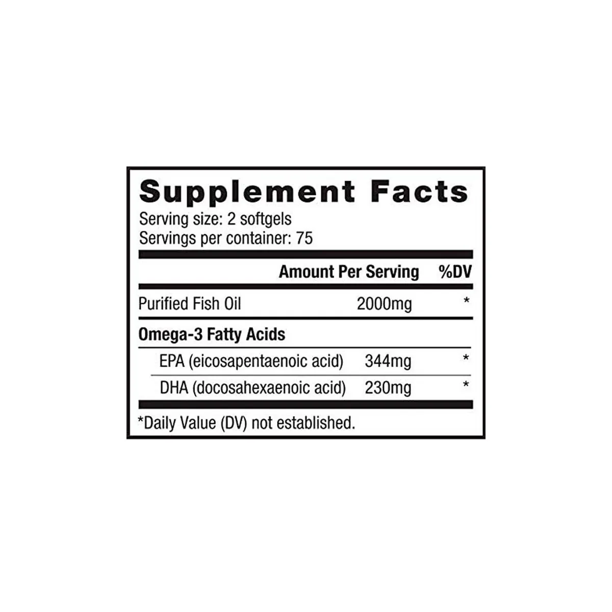 NUTRABIO - Omega 3 Nutrabio Aceite de Pescado 150 Softgels