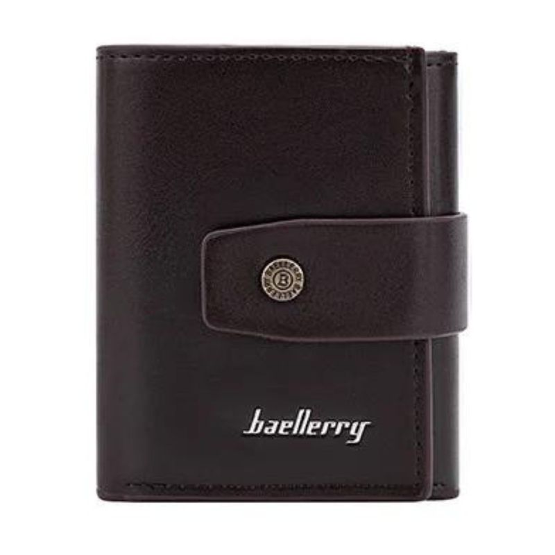 BAELLERRY - Billetera Tarjetero Rfid Anti Magnético Con Broche Baellery