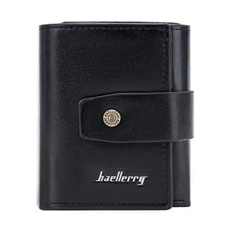 BAELLERRY - Billetera Tarjetero Rfid Anti Magnético Con Broche Baellery