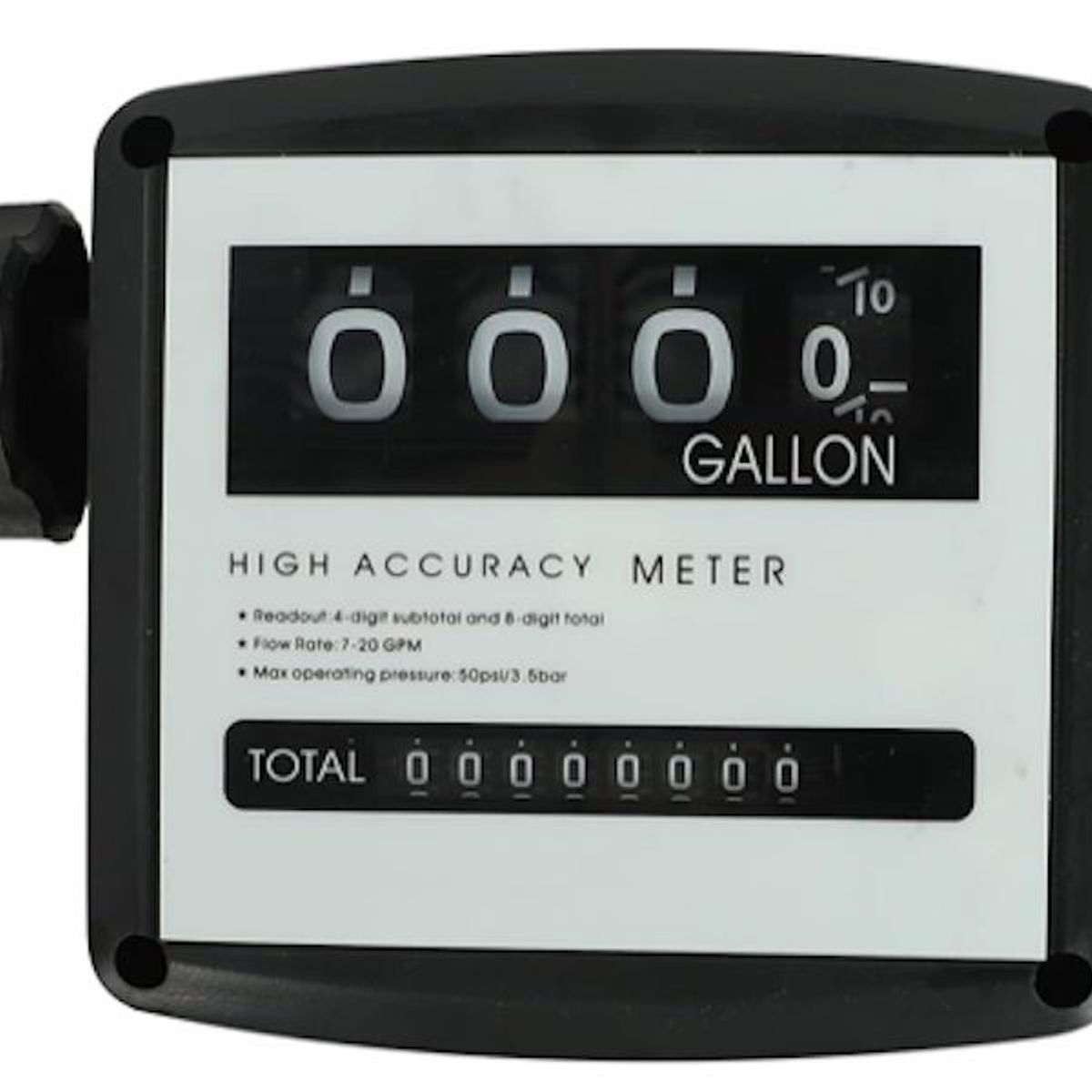 GENERICO - CONTADOR DE COMBUSTIBLE DE 4 DIGITOS, MECANICO DE ALTA PRESICION , CAUDALÍMETRO