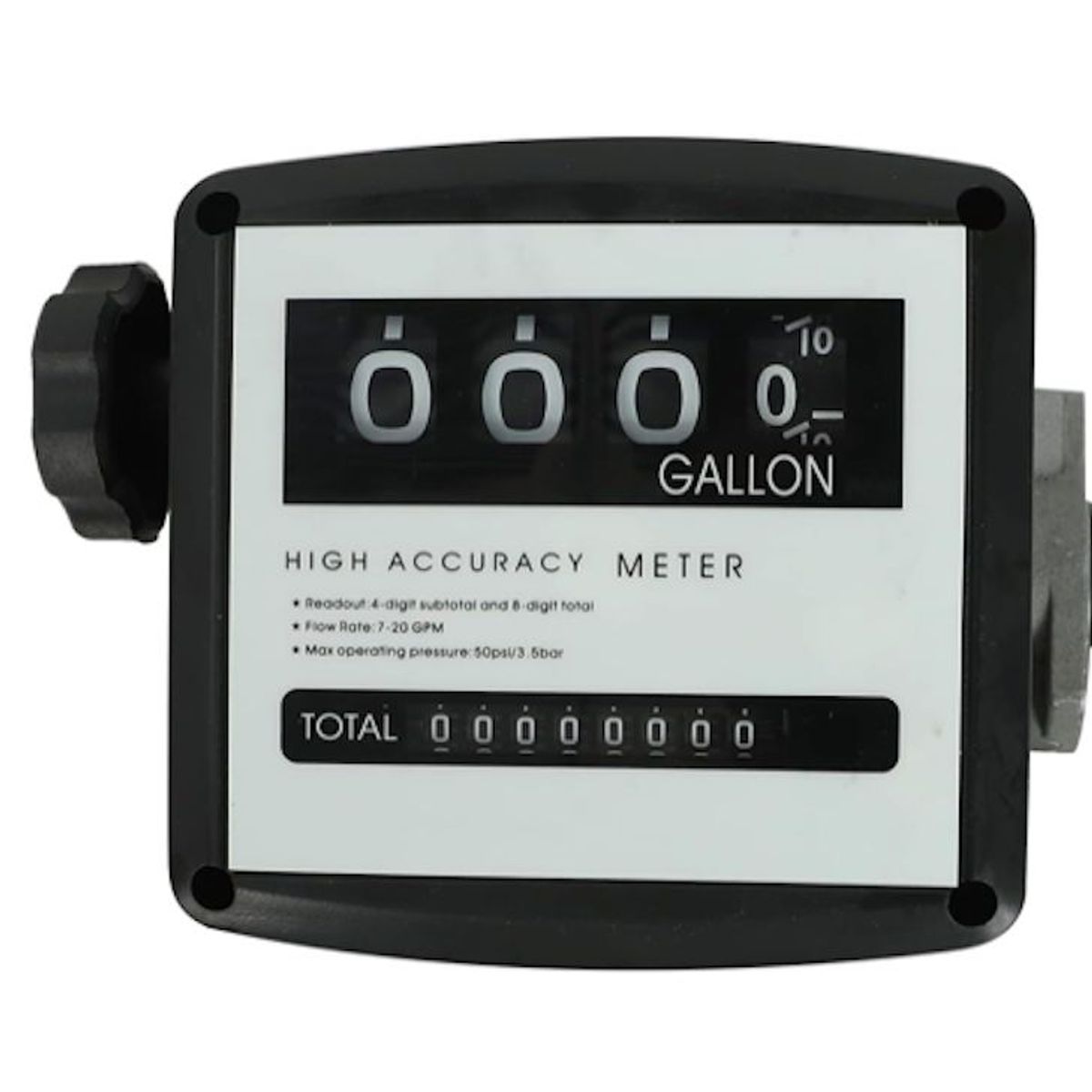 GENERICO - CONTADOR DE COMBUSTIBLE DE 4 DIGITOS, MECANICO DE ALTA PRESICION , CAUDALÍMETRO