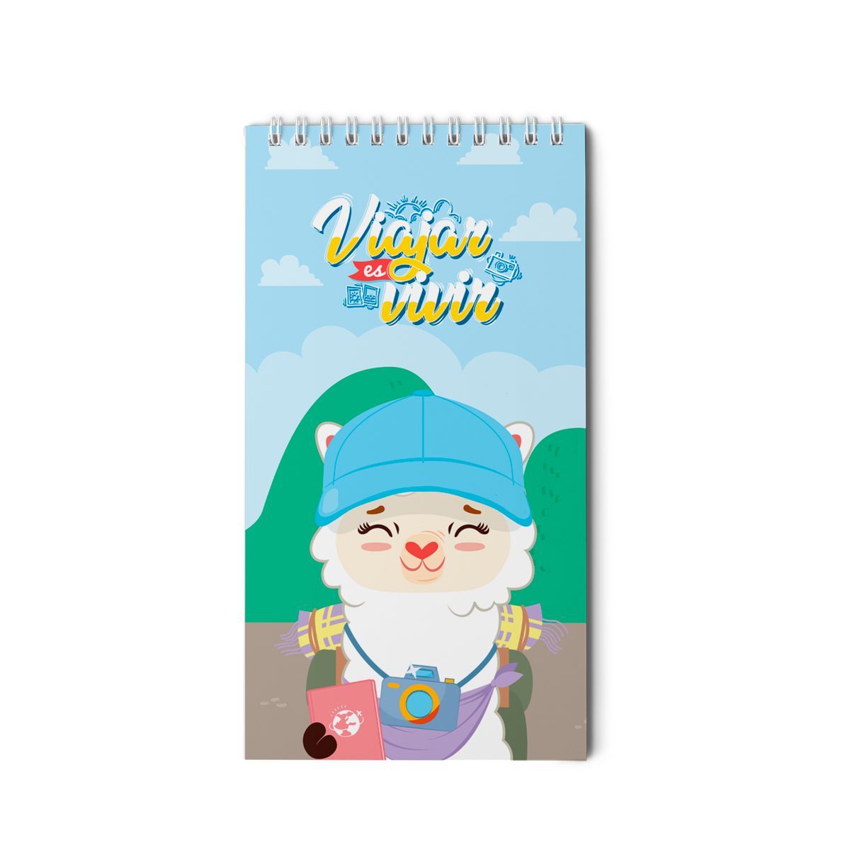 INGENIAL - Pack Ingenial LLami travel planner de viajes  set de notas