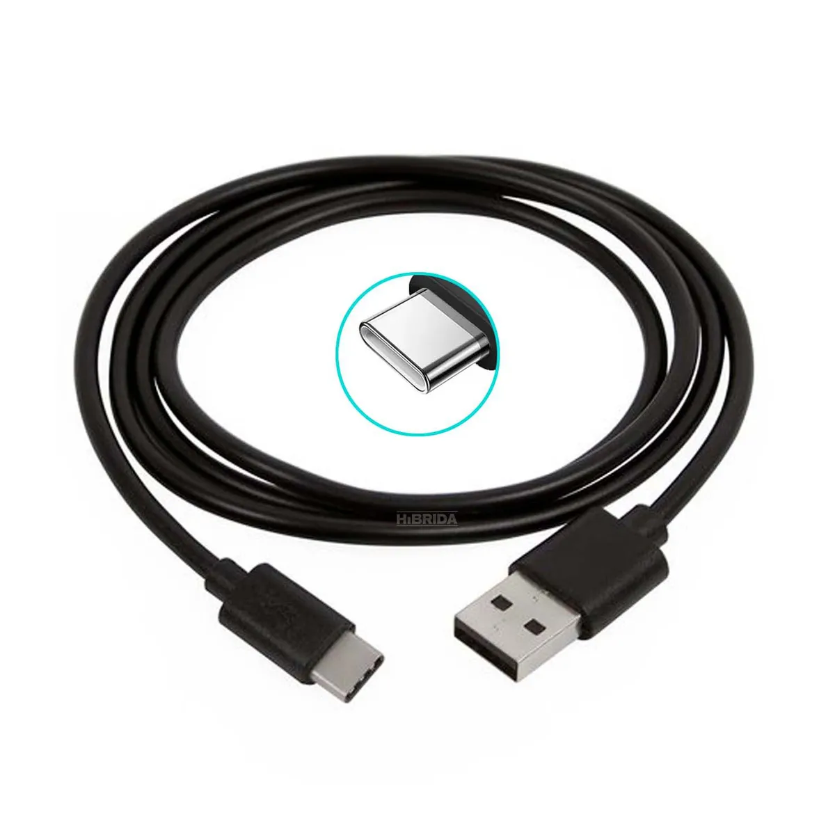 GENERICO - CABLE TIPO C USB PARA CARGADOR CELULAR PC LAPTOP - CABLE-USB-C