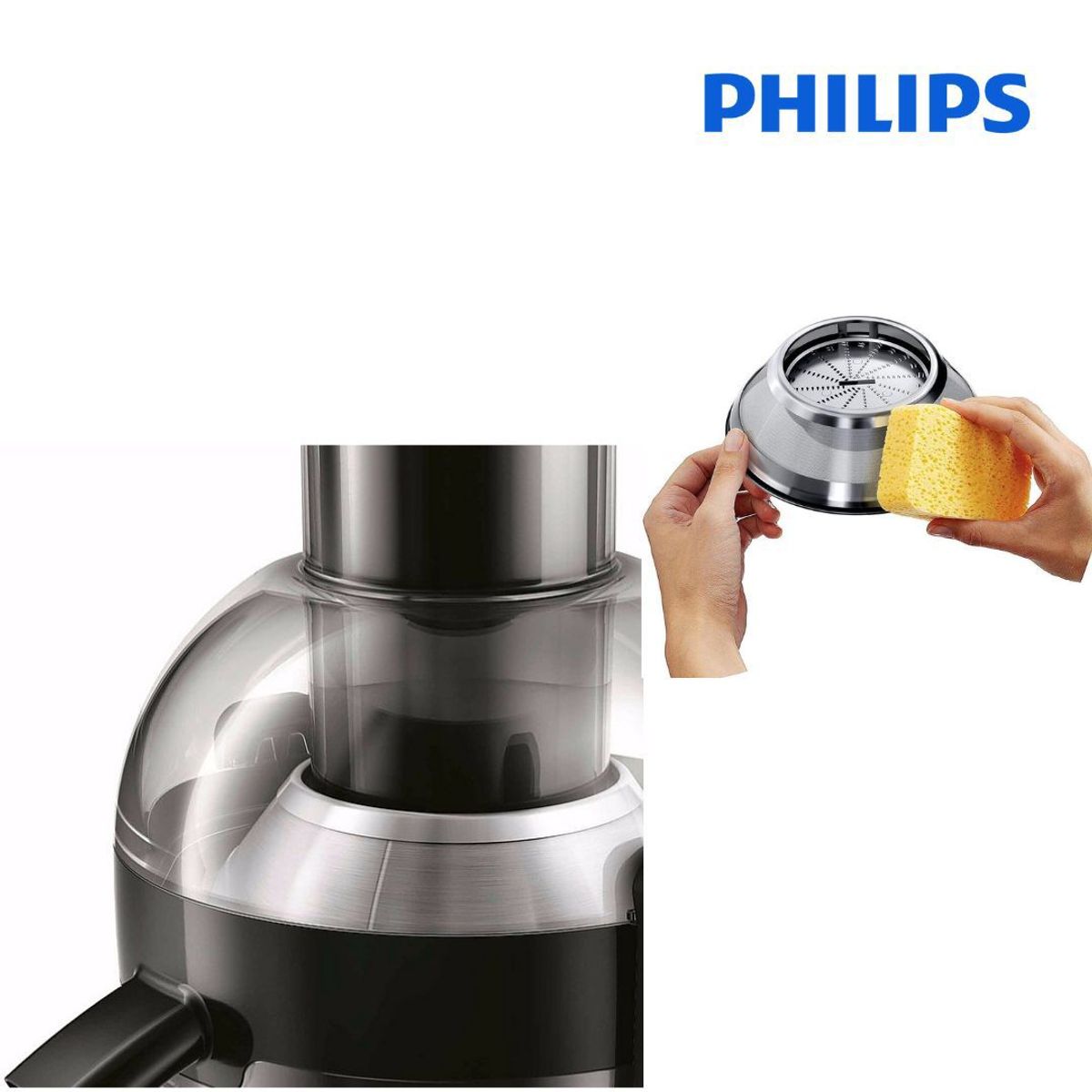 PHILIPS - Extractor de Jugo de 800W HR1855 Philips