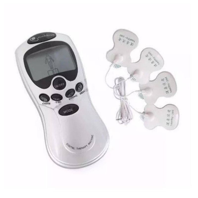 GENERICO - MASAJEADOR ELECTRICO CON PARCHES TENS ELECTRODOS