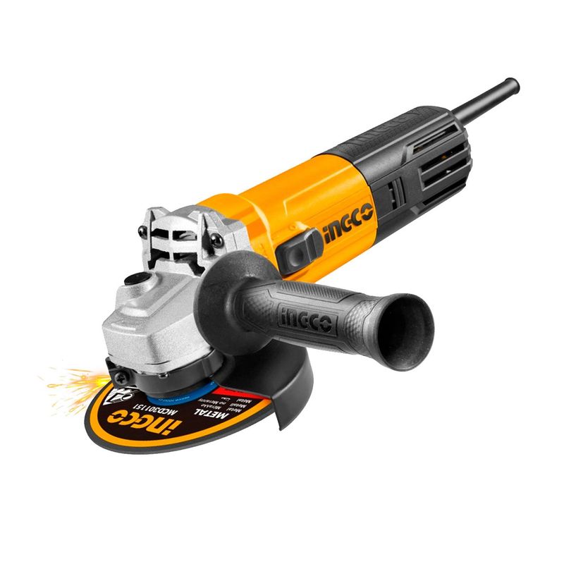 INGCO TOOLS - AMOLADORA ANGULAR 710W PROFESIONAL 4 1/2 ESMERIL SIERRA CEL AG7118