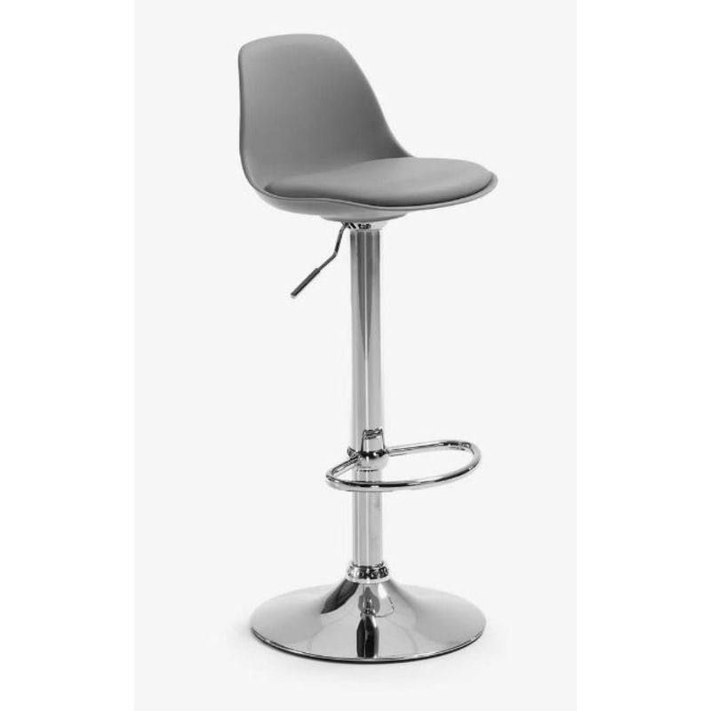 MOBELART - Banco para Bar Boat giratoria Gris möbelArt