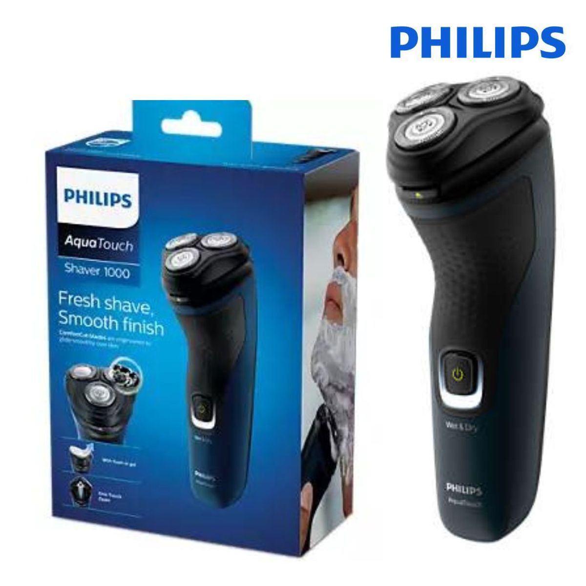 PHILIPS - Afeitadora eléctrica en seco o en húmedo S1121 Philips