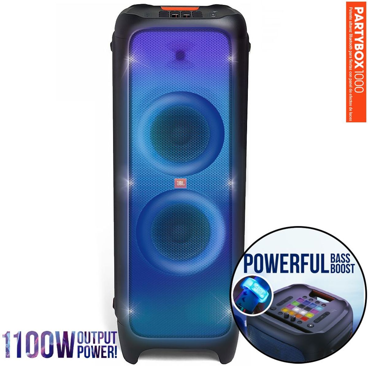 JBL - JBL PartyBox 1000 Parlante Bluetooth 1100W DJ Portatil