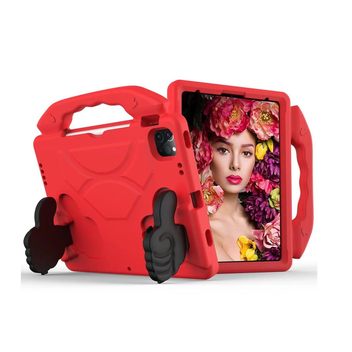 OTTOWARE - Funda para Tablet Modelo Okey Manitos para Lenovo M10 hd 2da GrRojo