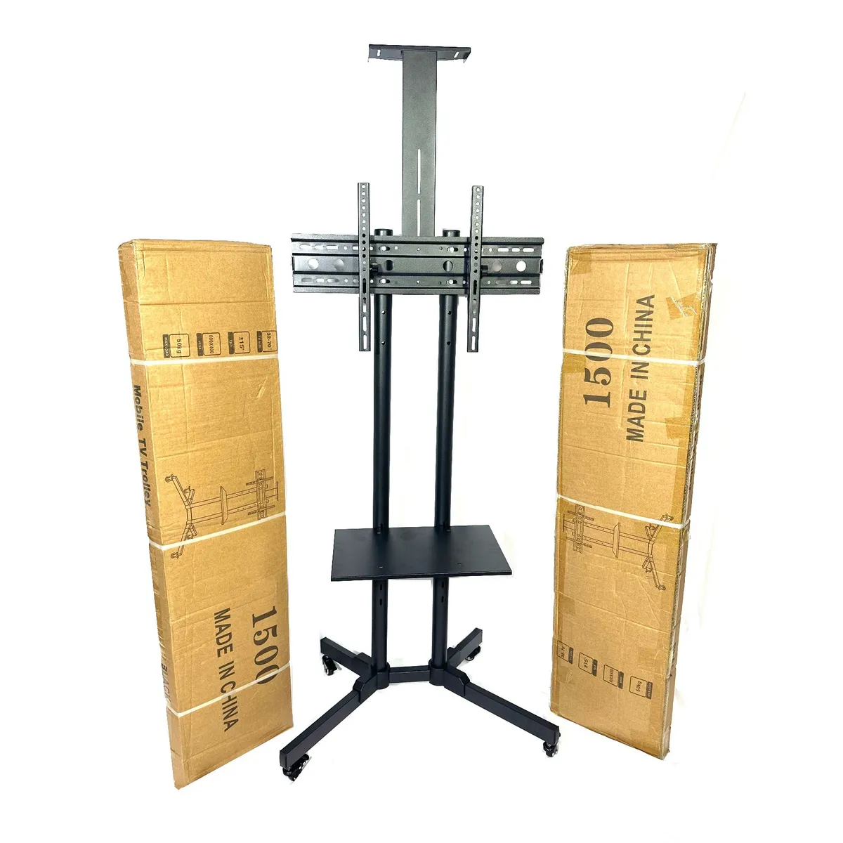 RACK SOLUTION - Rack Pedestal movible con ruedas para Televisores de 32 a 70 pulgadas