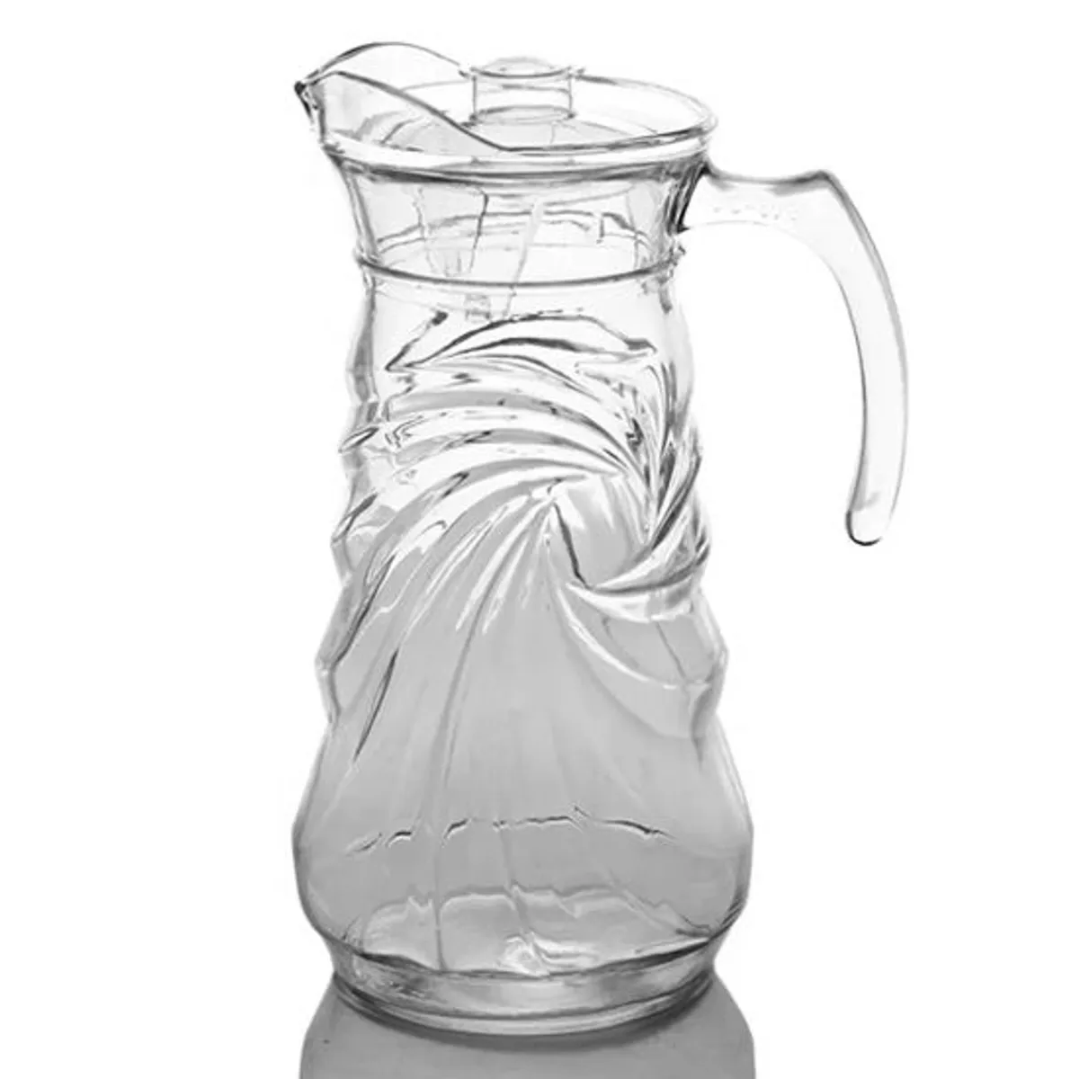 G HORSE - Jarra de vidrio Remolino con tapa 1800ml