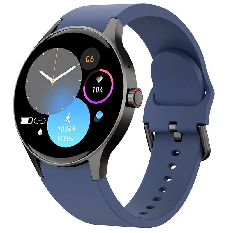 KUMI - Y80 Sports Smart 1.43 Reloj con pantalla AMOLED - Azul