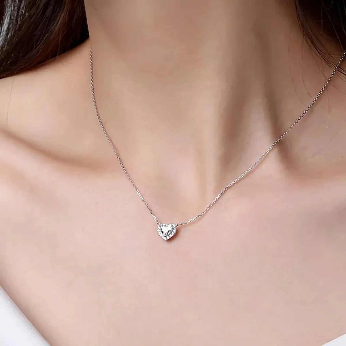 LA TIENDA 88 JOYAS Y ACCESORIOS - La Tienda 88 - Set Collar y Aretes Mujer Amor Eterno - Rosa