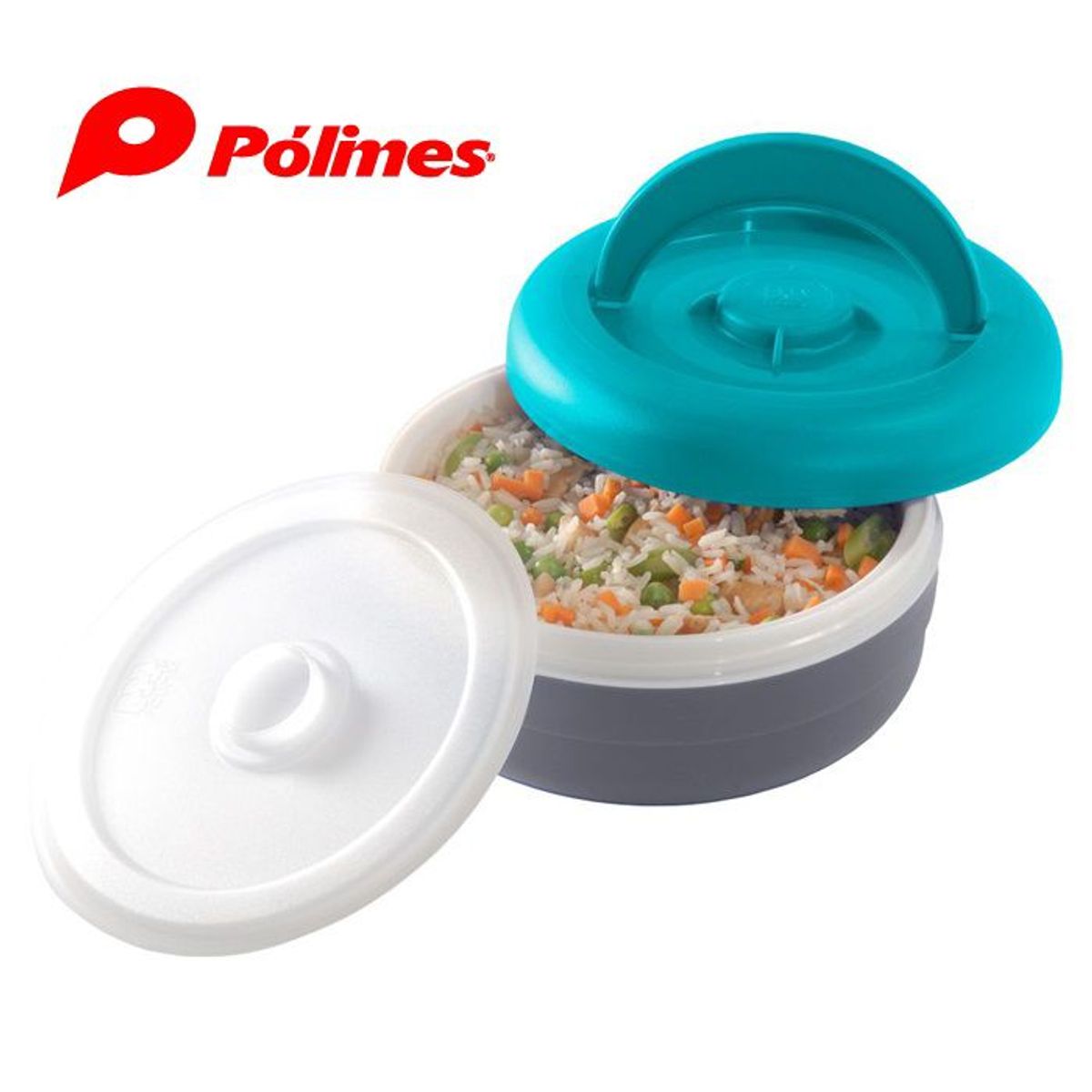 POLIMES - Lonchera Termica Para Alimentos 1.25 LT. POLIMES Hecha en Colombia