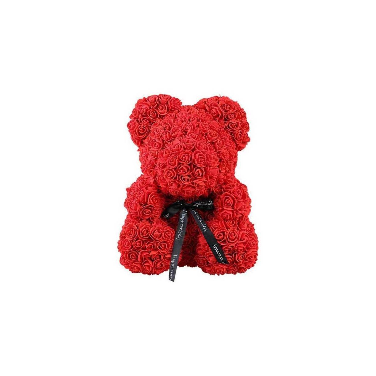 GENERICO - OSO PETALOS DE ROSA SAN VALENTIN ROJO