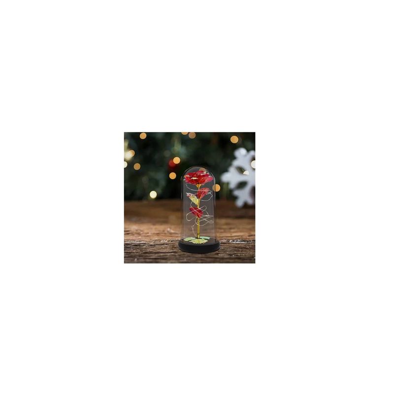 GENERICO - Rosa Eterna Rosas Eternas Rosa Preservada Led San Valentin