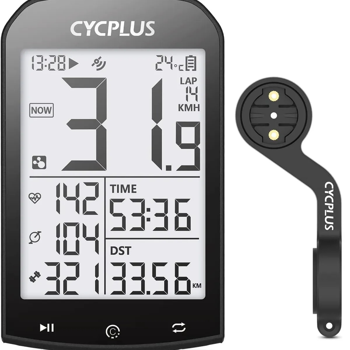 CYCPLUS - Ciclocomputador Gps CYCPLUS M1  Soporte