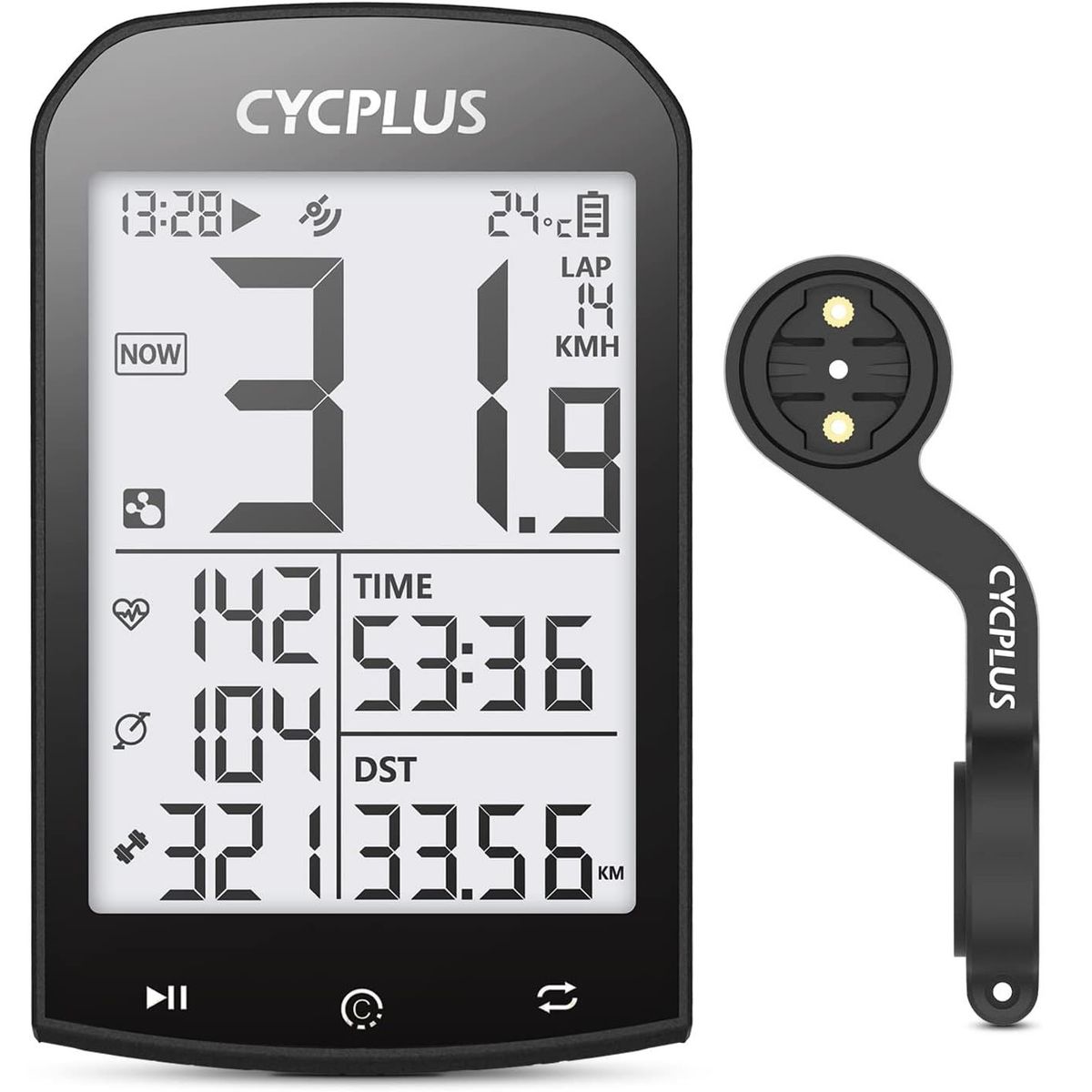 CYCPLUS - Ciclocomputador Gps CYCPLUS M1  Soporte