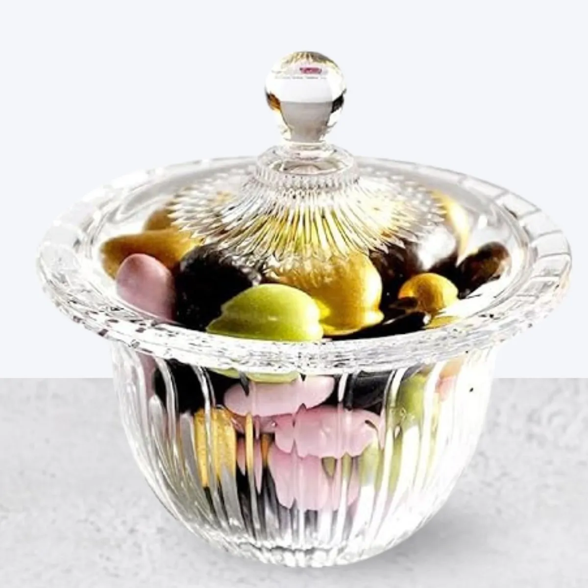 GENERICO - Bombonera GLAMOUR de Vidrio