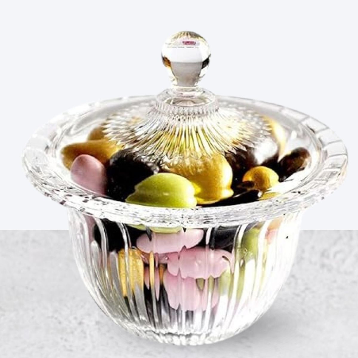 GENERICO - Bombonera GLAMOUR de Vidrio