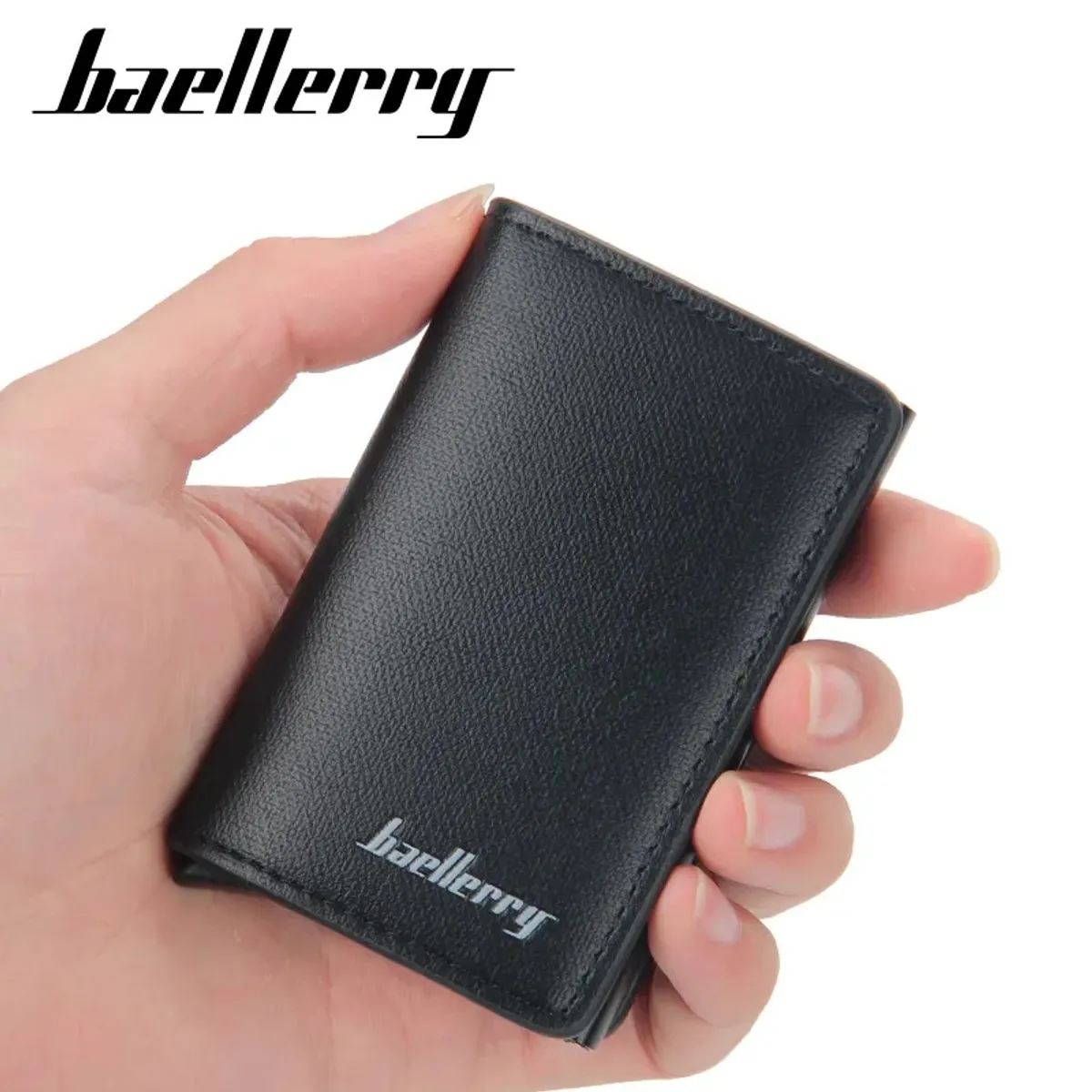 BAELLERRY - Billetera Baellerry Hombre Protección RFID Tarjetero