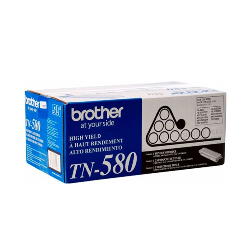 BROTHER - TONER BROTHER TN580 PARA HL-5240/ HL-5250DN NEGRO - P/N: TN-580