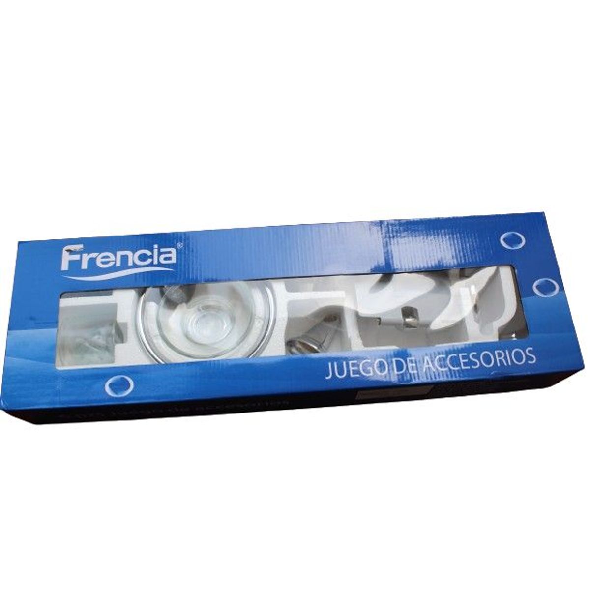 GENERICO - Set de accesorios para baño 6 piezas