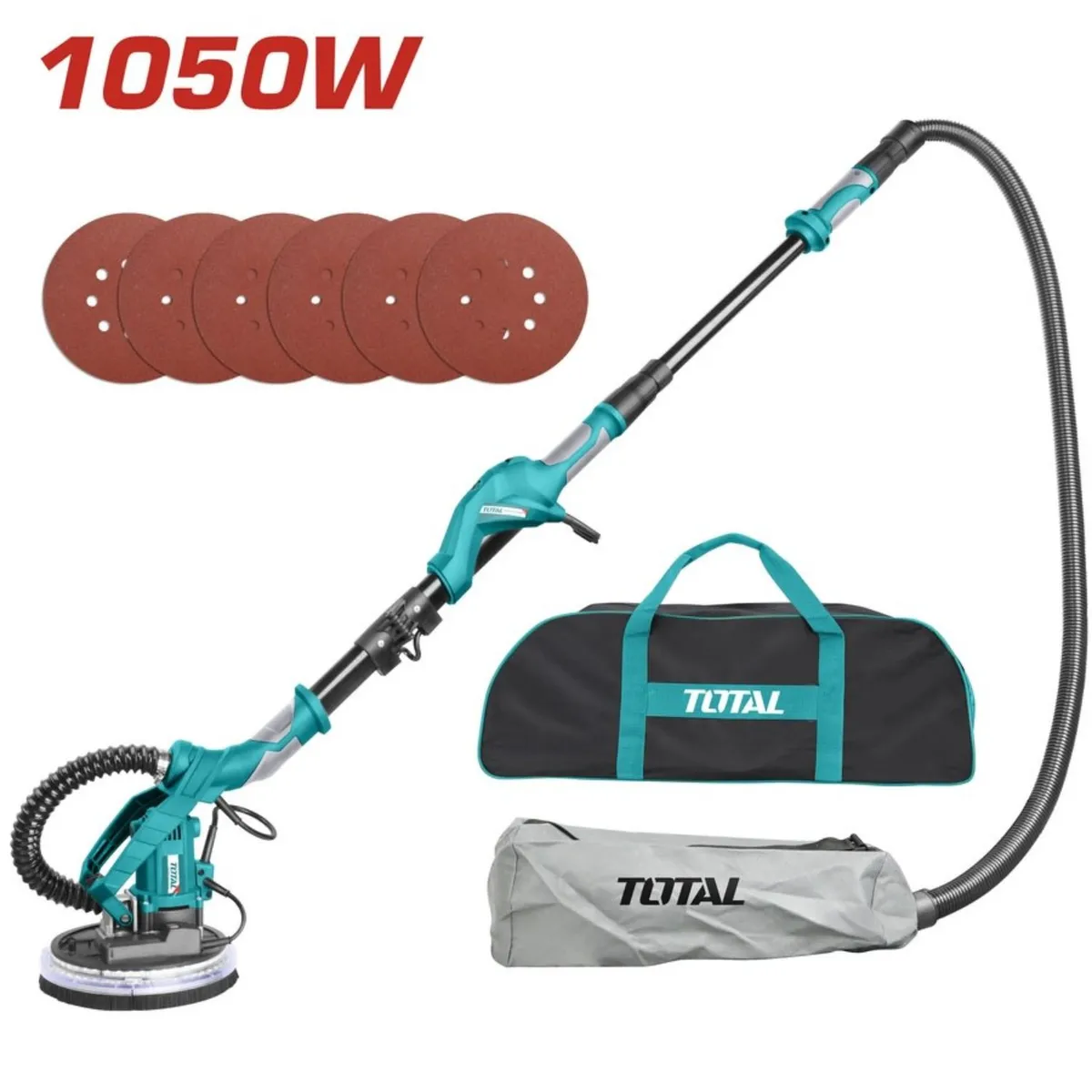 TOTAL TOOLS - Lijadora de pared y techo drywall 1050w Total