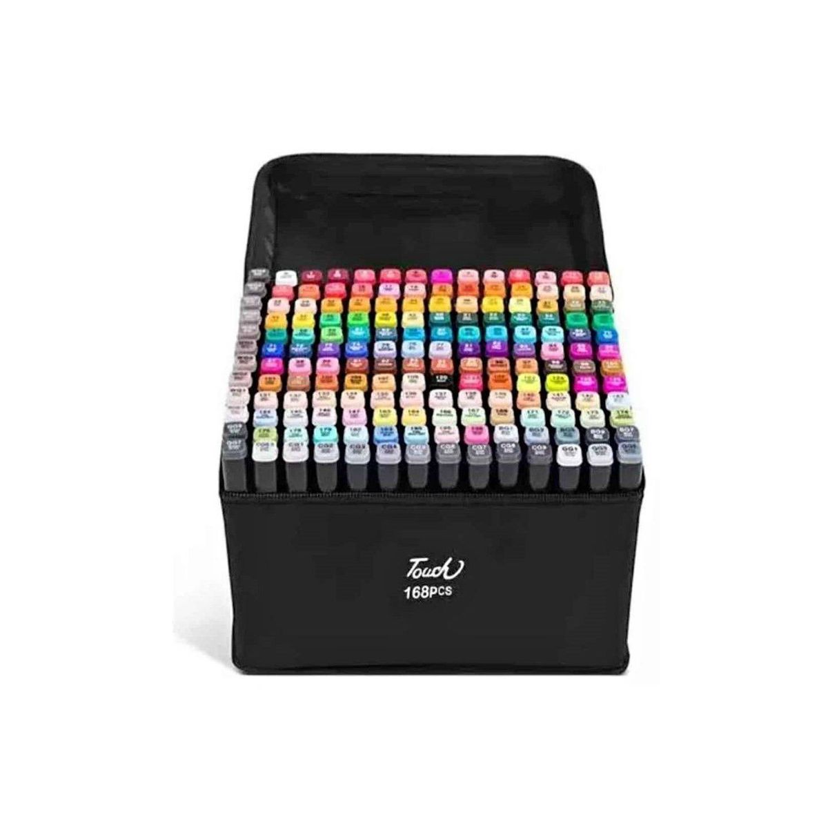 GENERICO - Set de 168 Plumones Marcadores Colores Doble Punta