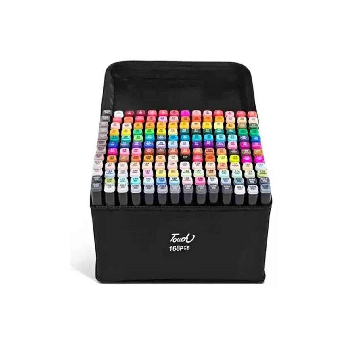 GENERICO - Set de 168 Plumones Marcadores Colores Doble Punta