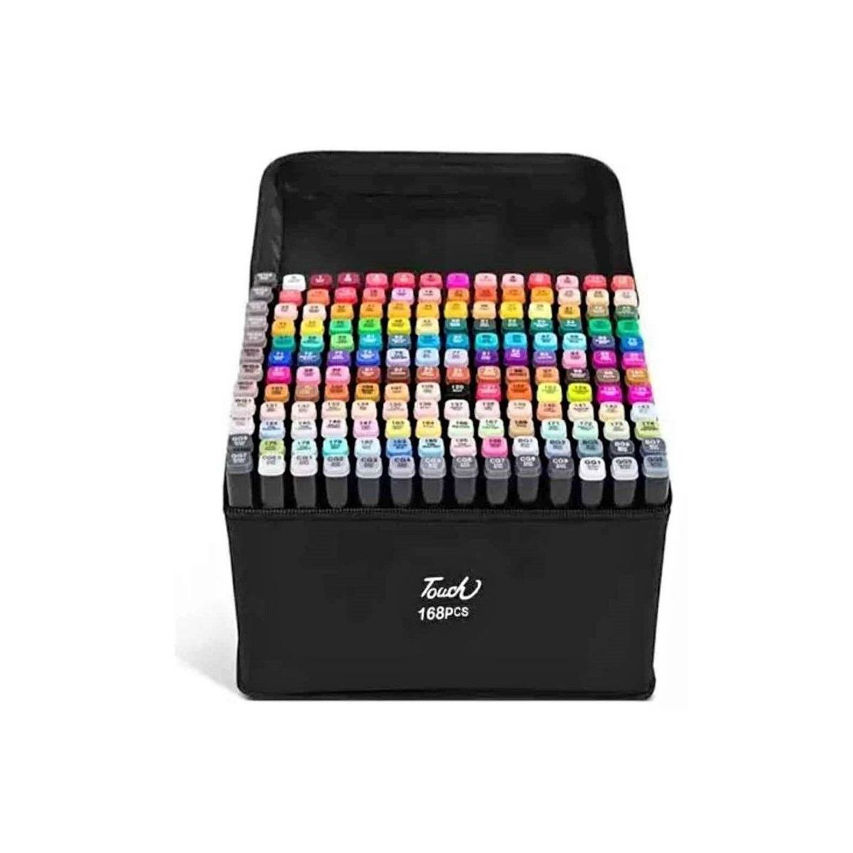 GENERICO - Set de 168 Plumones Marcadores Colores Doble Punta